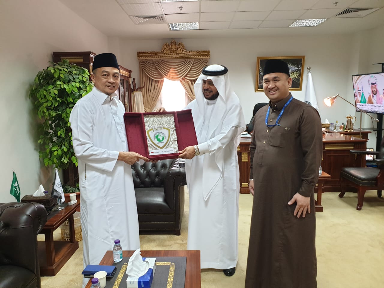 Wakil Sekjen Rabithah Alam Islami Menerima Kunjungan Pengurus JATTI
